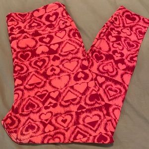 LuLaRoe Heart Leggings - TC2